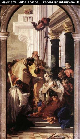 Giovanni Battista Tiepolo Last Communion of St Lucy